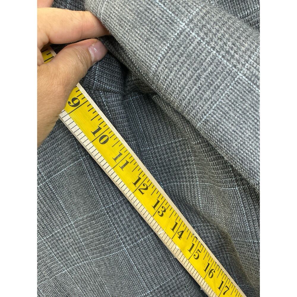 Pendleton 100% Virgin Wool Suit Pants Blazer USA Sz. Blazer 8 Pants-6 X31 Gray - Picture 11 of 16